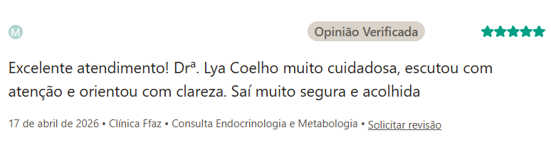 Depoimento de paciente — Doctoralia